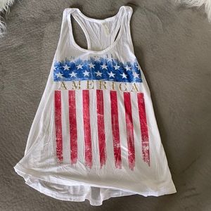 S America razor back tank